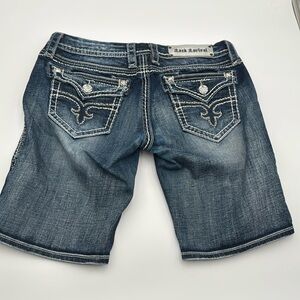 💗 Womens Rock Revival Maggie Bermuda shorts Size 29